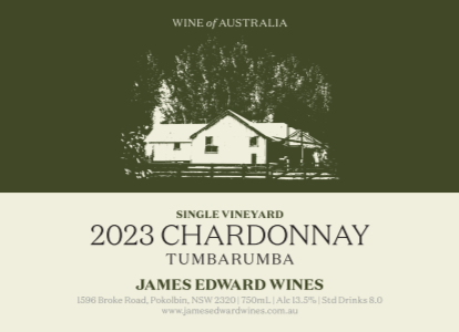 James Edward Wines 2023 Tumbarumba Chardonnay